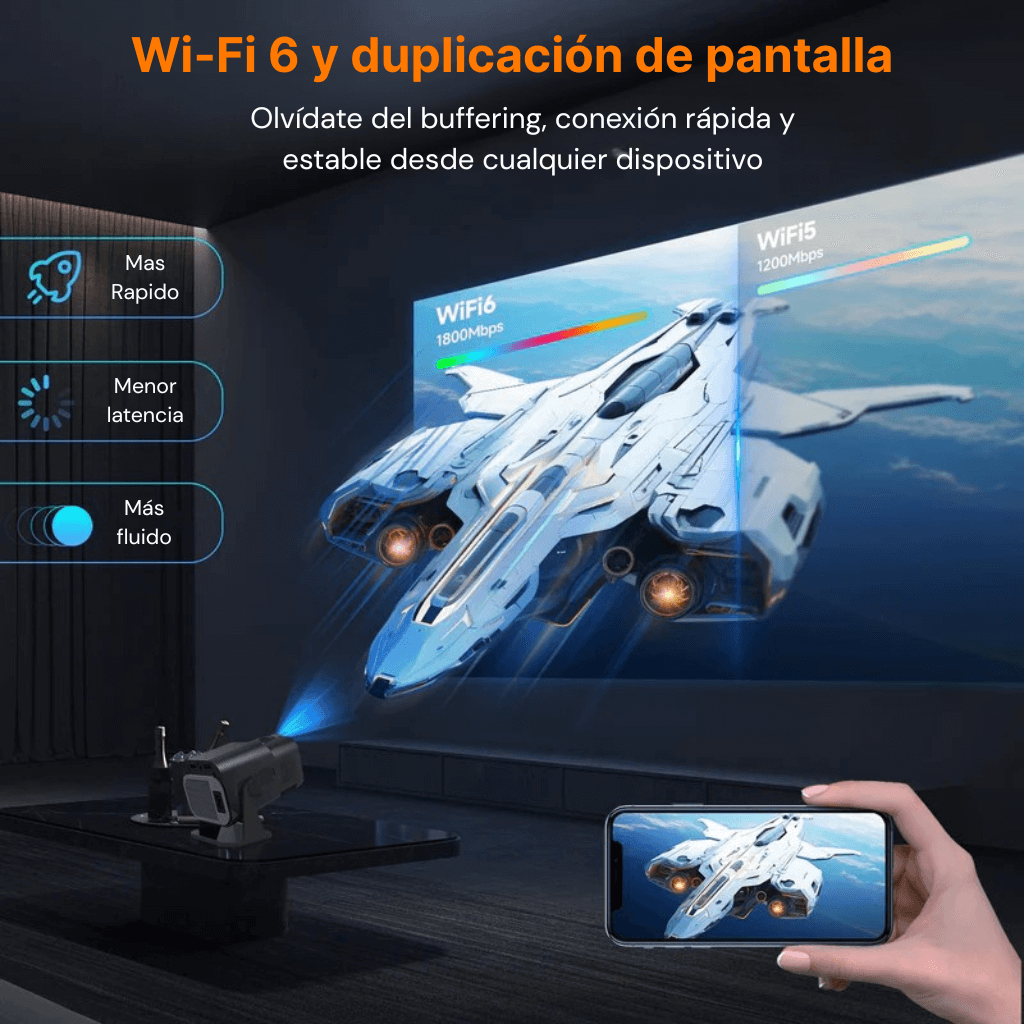 Cine en Casa | Mini Proyector - Magcubic HY320 Mini
