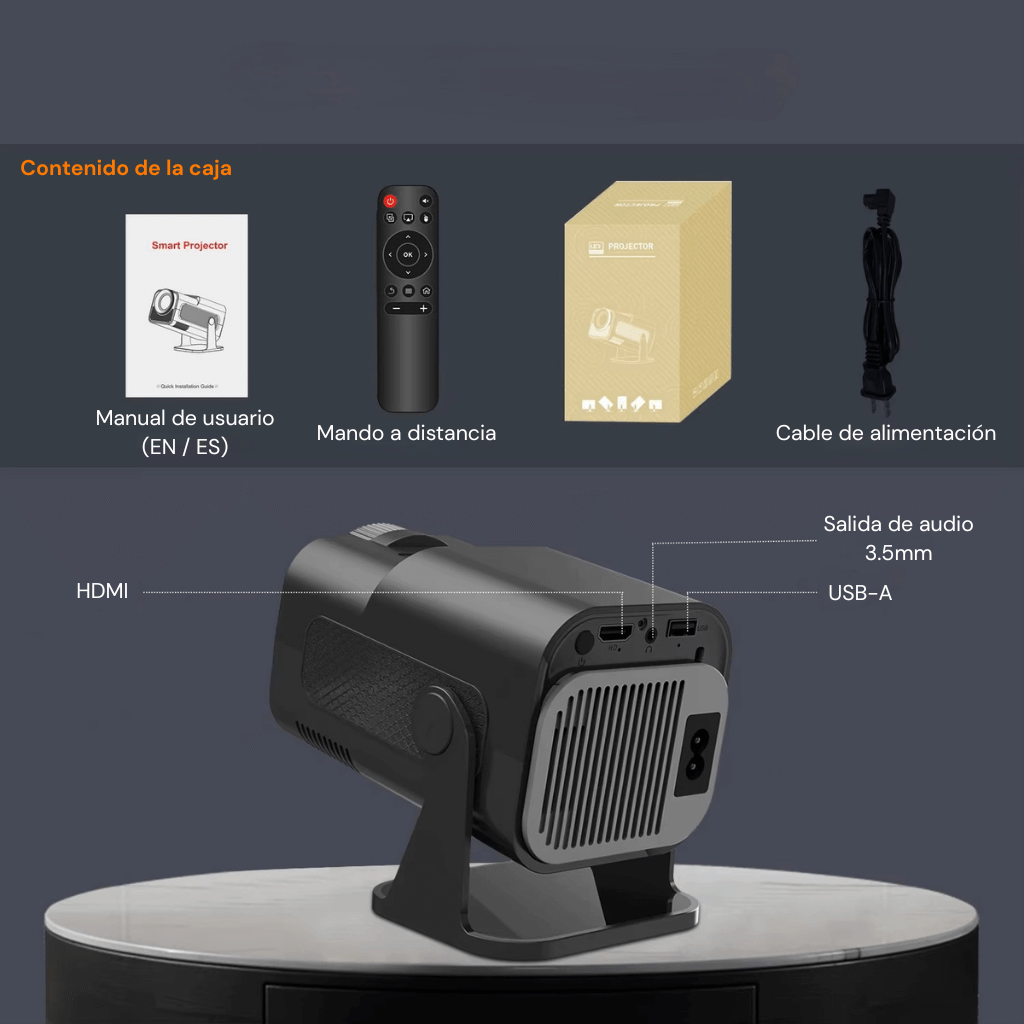 Cine en Casa | Mini Proyector - Magcubic HY320 Mini