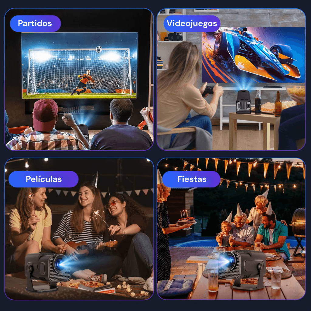 Mini Proyector HD 200” con Android 11 - Magcubic HY320 Mini