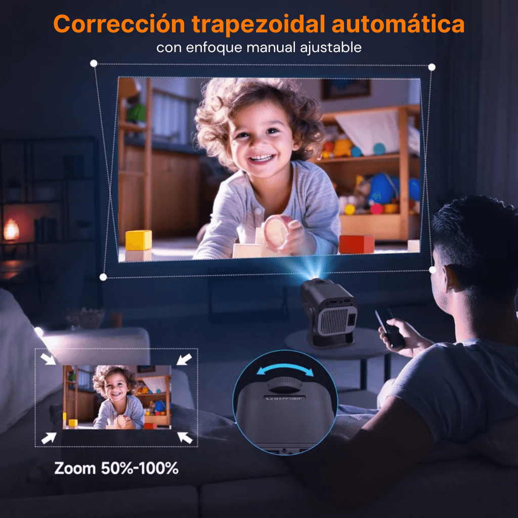 Cine en Casa |  Mini Proyector  - Magcubic HY320 Mini