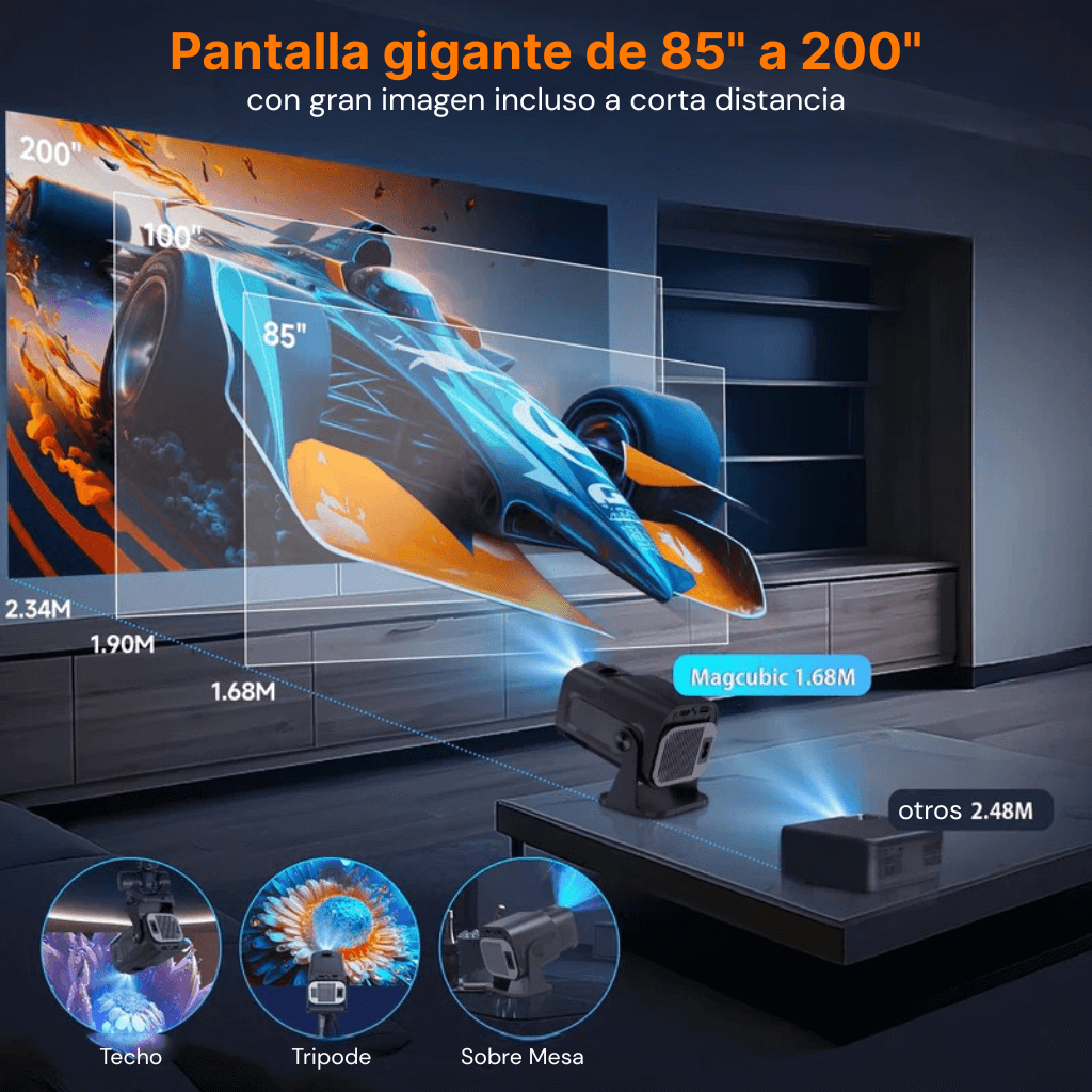 Cine en Casa |  Mini Proyector  - Magcubic HY320 Mini